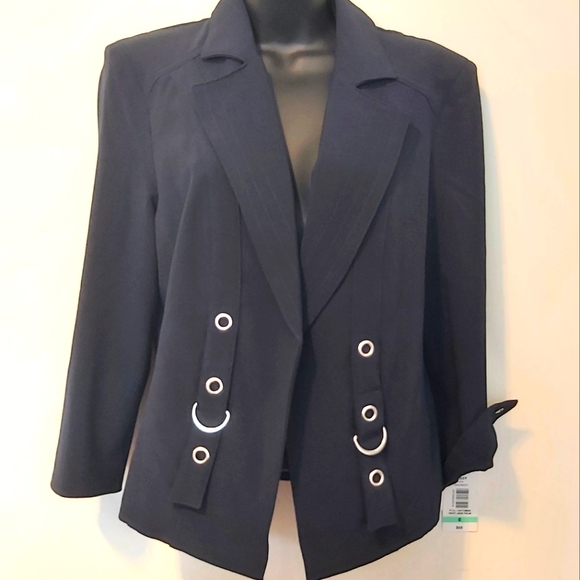 TanJay Jackets & Blazers - TAN JAY | Women's Missy Blazer Navy Blue Size 8